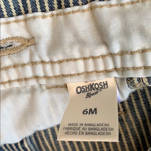 Osh kosh stripe overalls - Picture 3 of 4